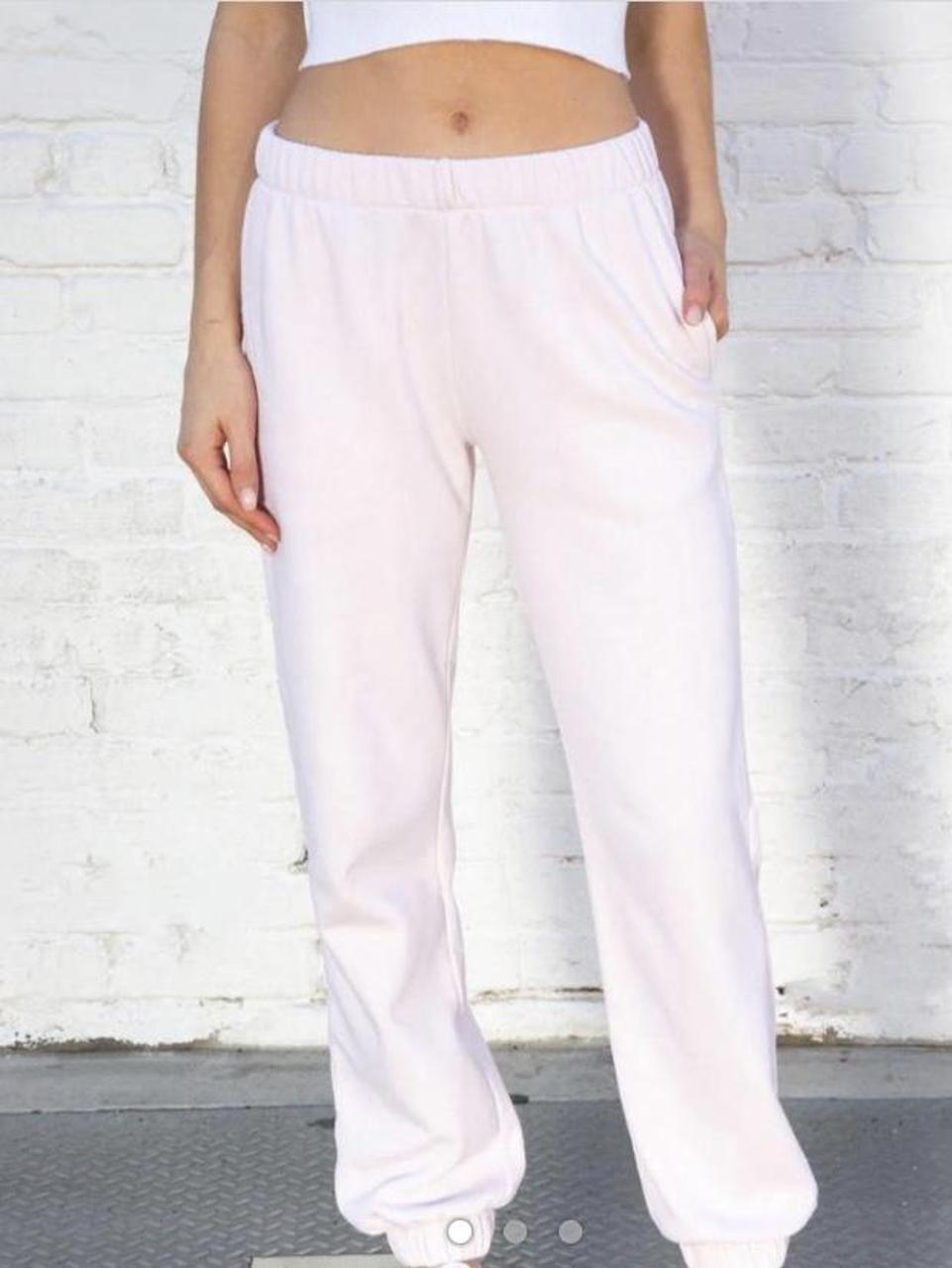 Pink brandy sweatpants sale