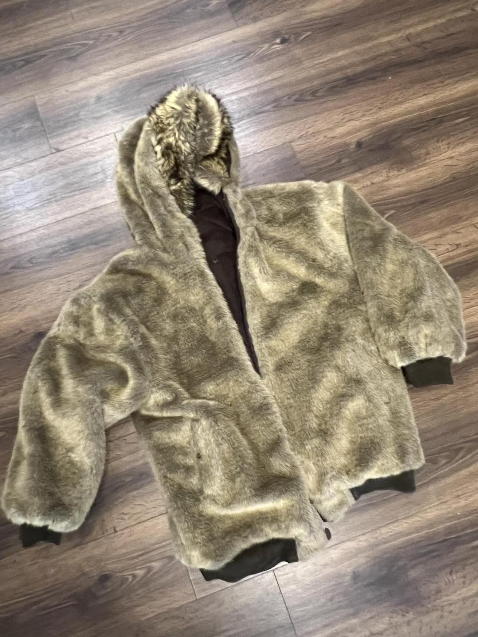 Discount Akademiks Reversible jacket with Fur XL