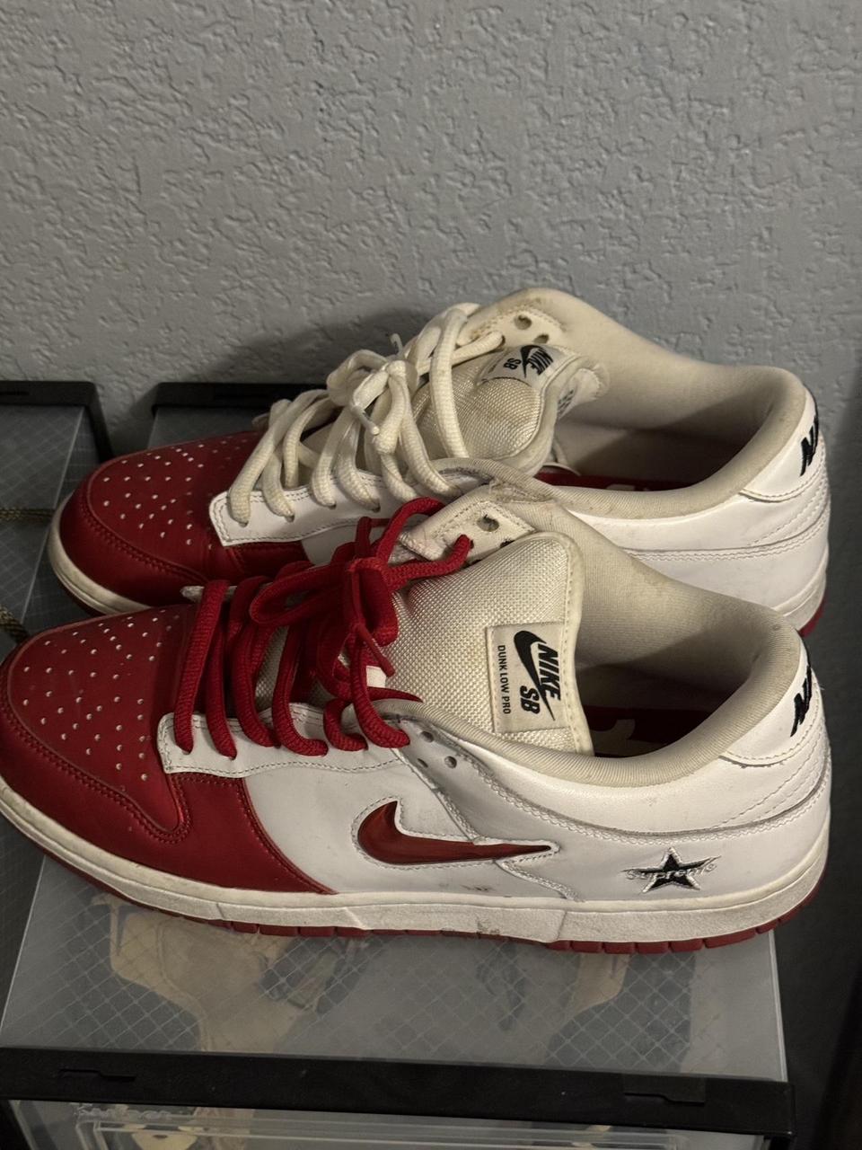 nike supreme dunks kinda messed up that’s why there... - Depop