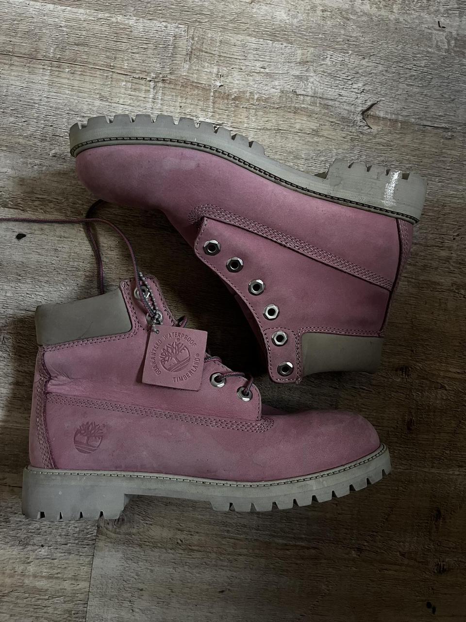 Pink timberlands mens online