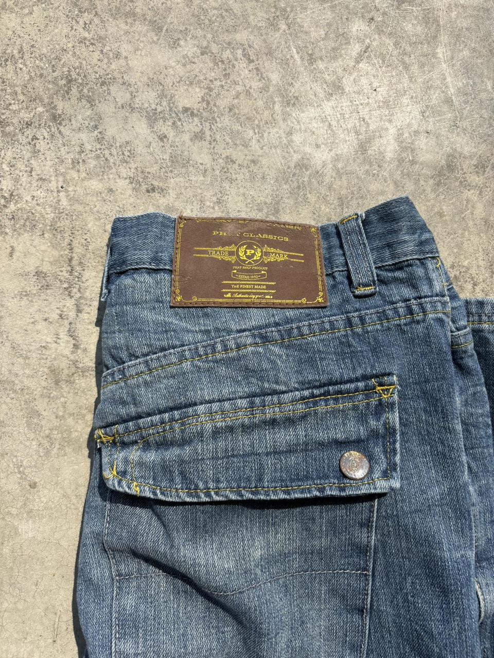 Vintage Phat Farm Jeans - 36x34 - great detail in... - Depop