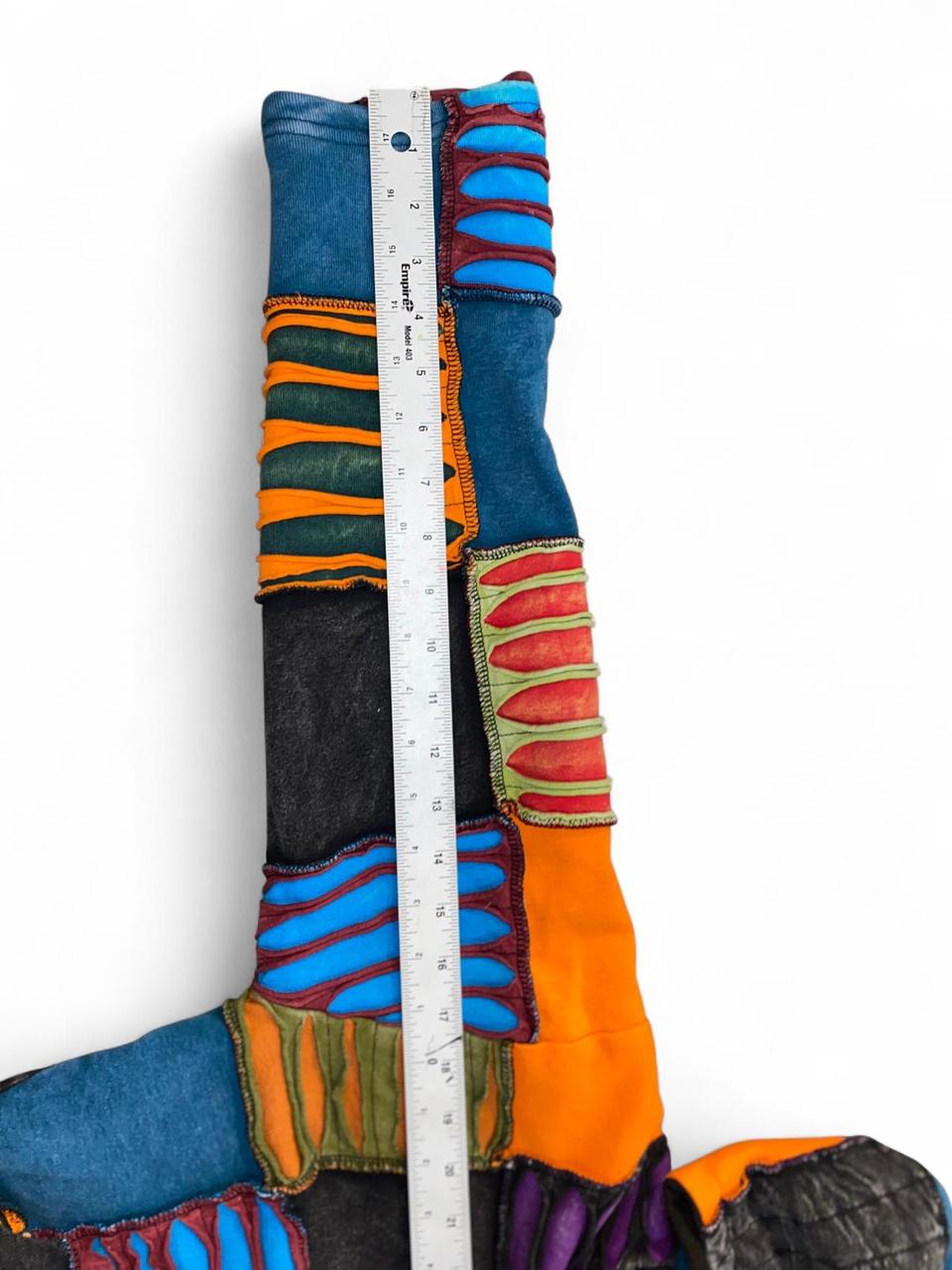 Women's Sweatshirt - Multi - M – Unique patchwork… - image 6