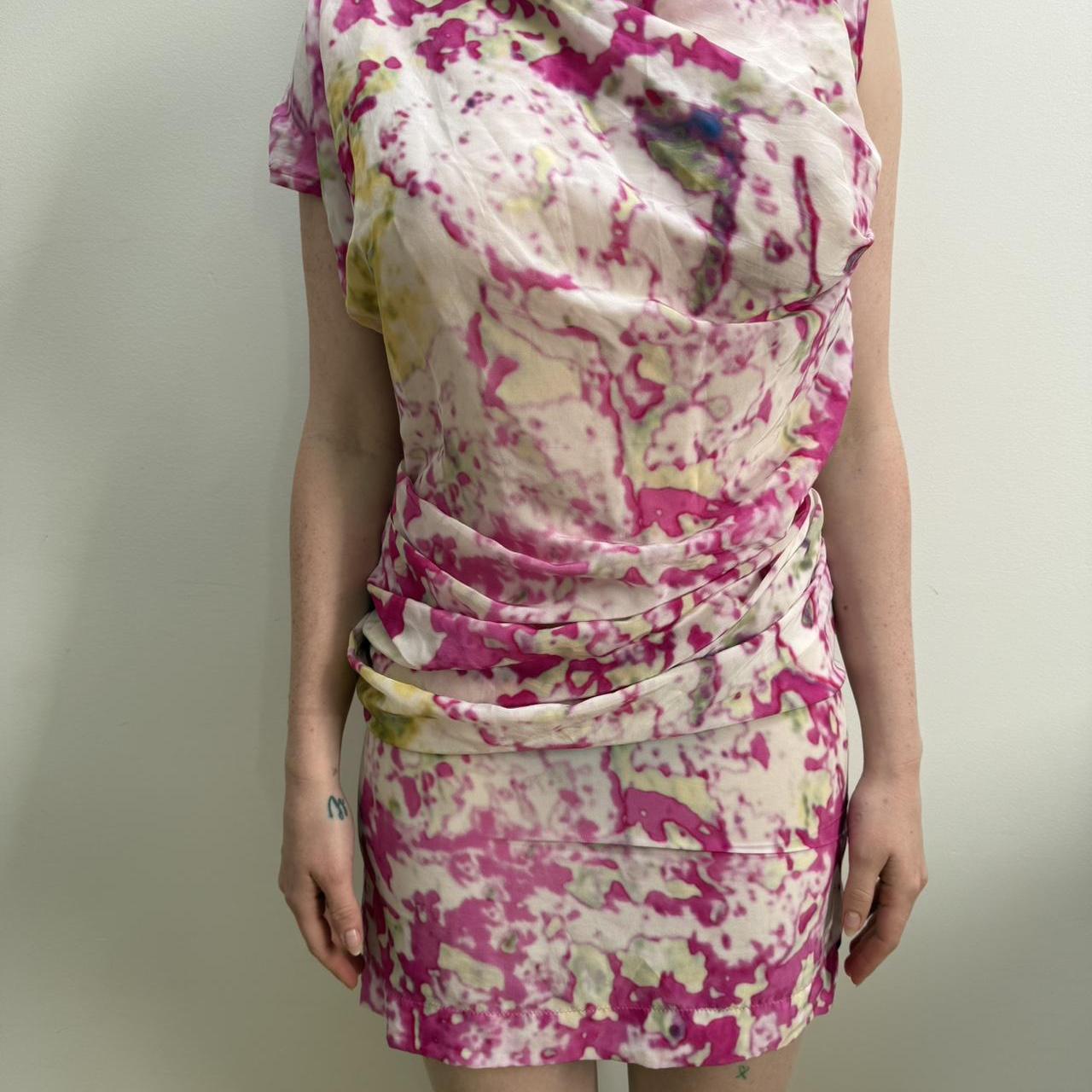 Pink and yellow Vivienne Westwood mini dress