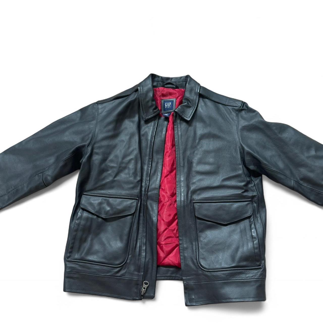 ジャケット・アウター GAP dead stock short ma-1 leather bomber Comme des Garçons Black MA-1 Bomber Jacket in Black | SVD USA