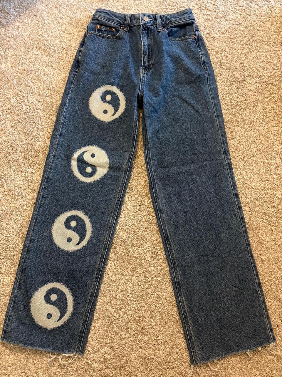 PacSun Women's Jeans - Navy/Blue - 24 – PacSun yin yang jeans size 25 #yinysang …