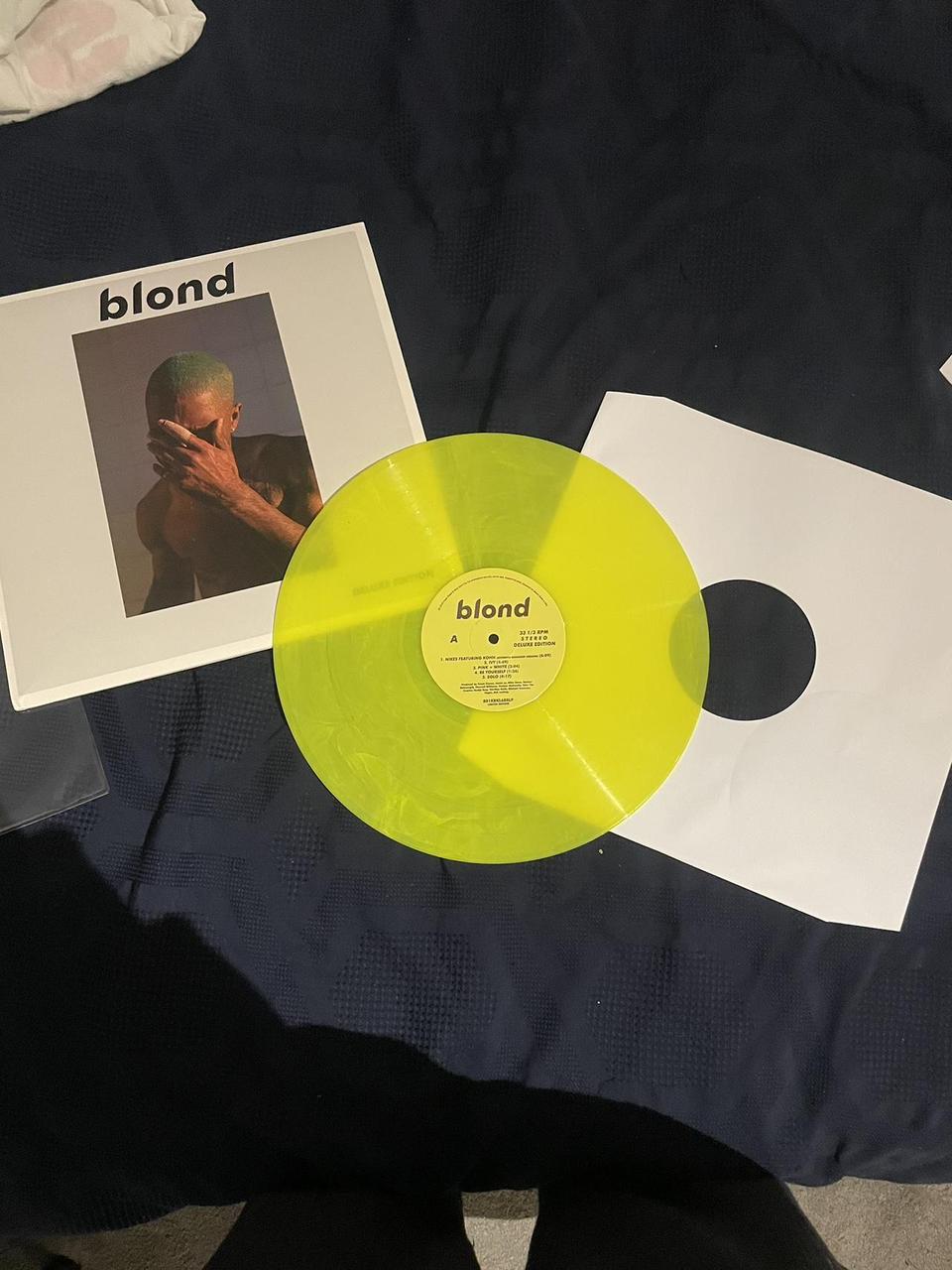 blonde- frank ocean vinyl unofficial pressing... - Depop