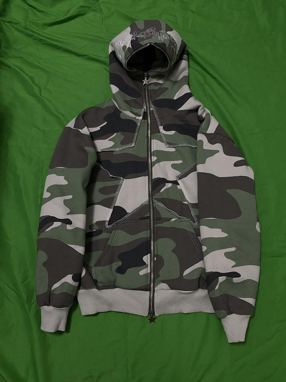 NAMED COLLECTION RARE FULL CAMO ZIP UL - Depop