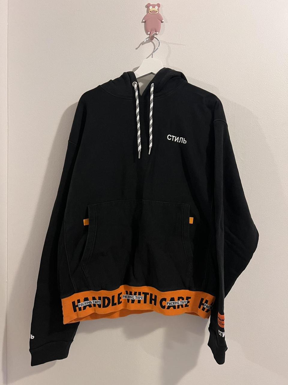 Heron Preston Handle with Care Hoodie Worn a few