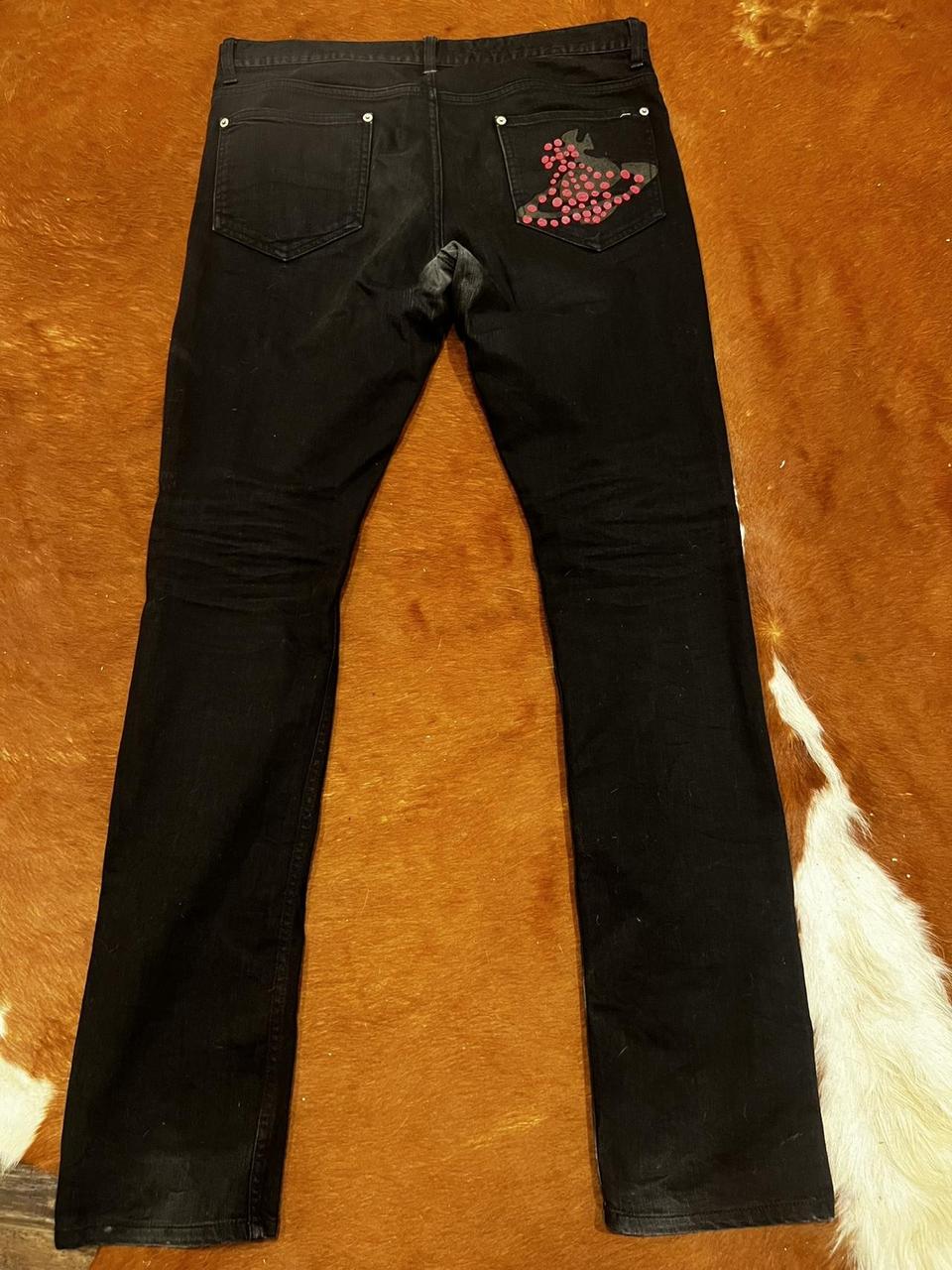 Vivienne Westwood Men's Jeans - Black - 34" – rare vivienne westwood jeans. some fading around …