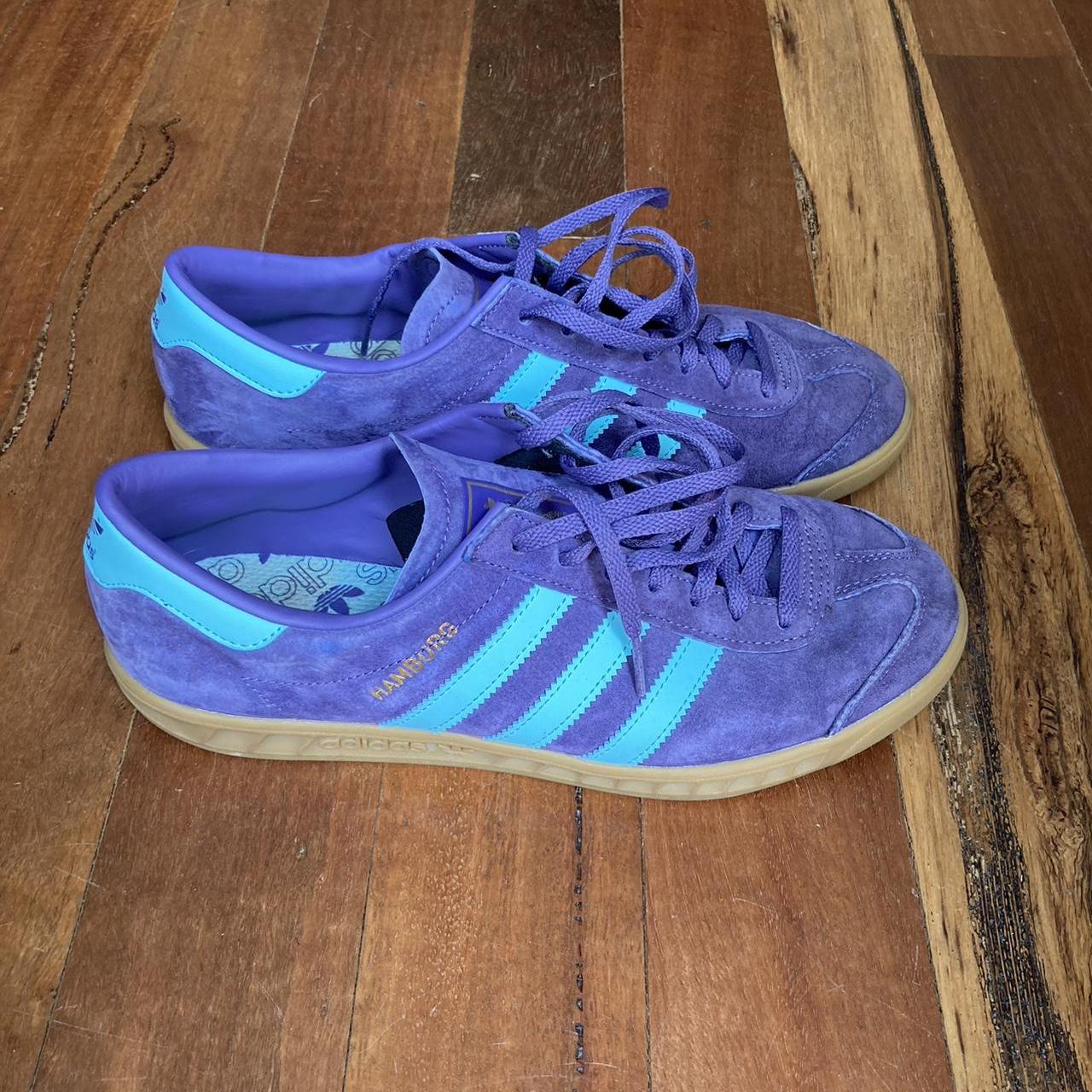 Adidas Originals Hamburg Purple Depop