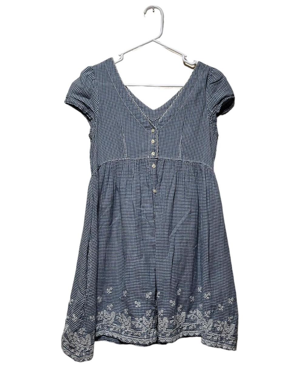 Denim & Supply Ralph Lauren Gingham Babydoll Dress... - Depop