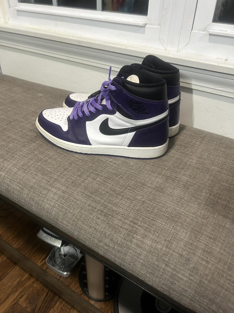 suede court purple jordan 1