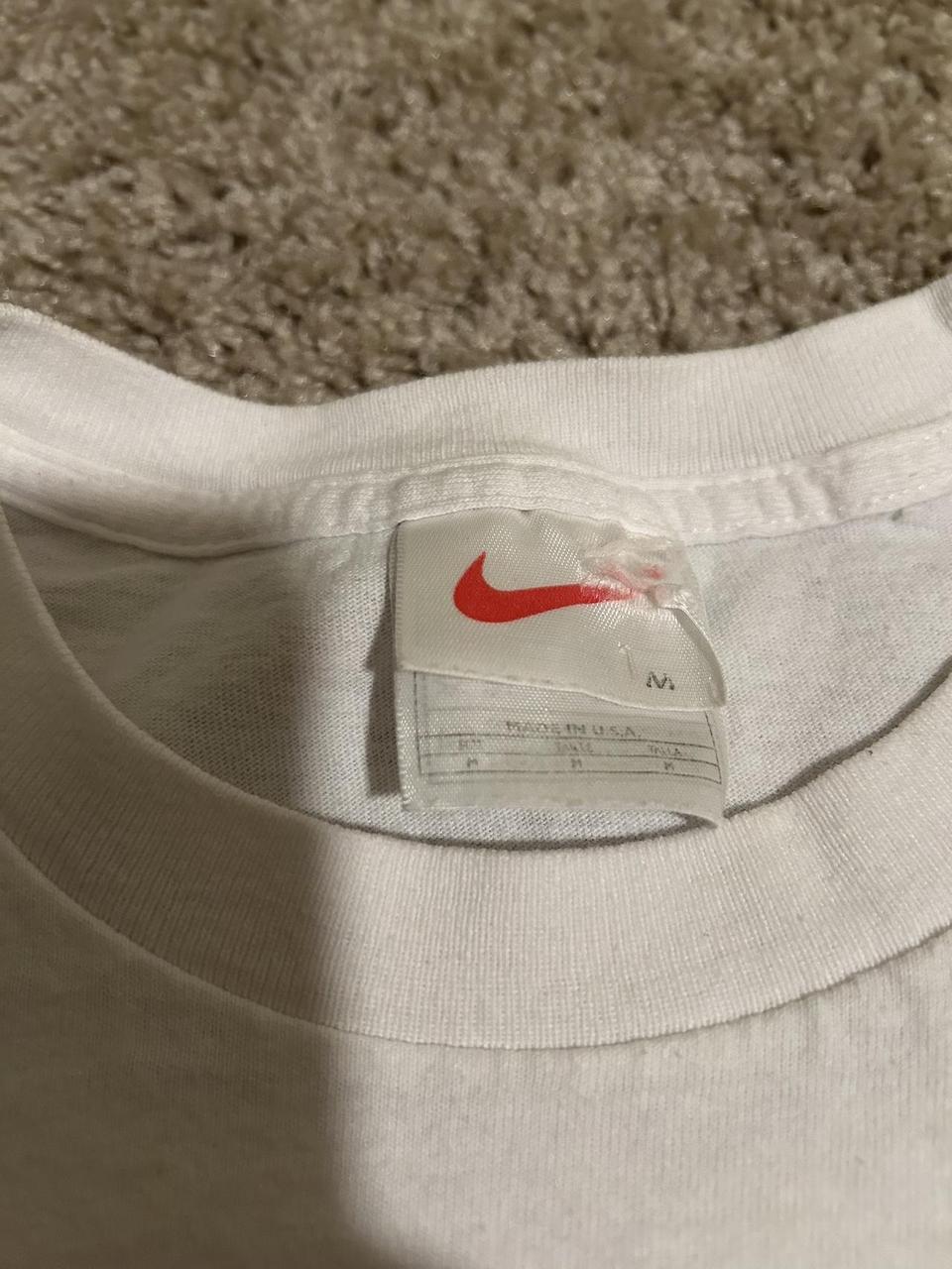 Vintage essentials nike tee Size M Flawless #nike... - Depop