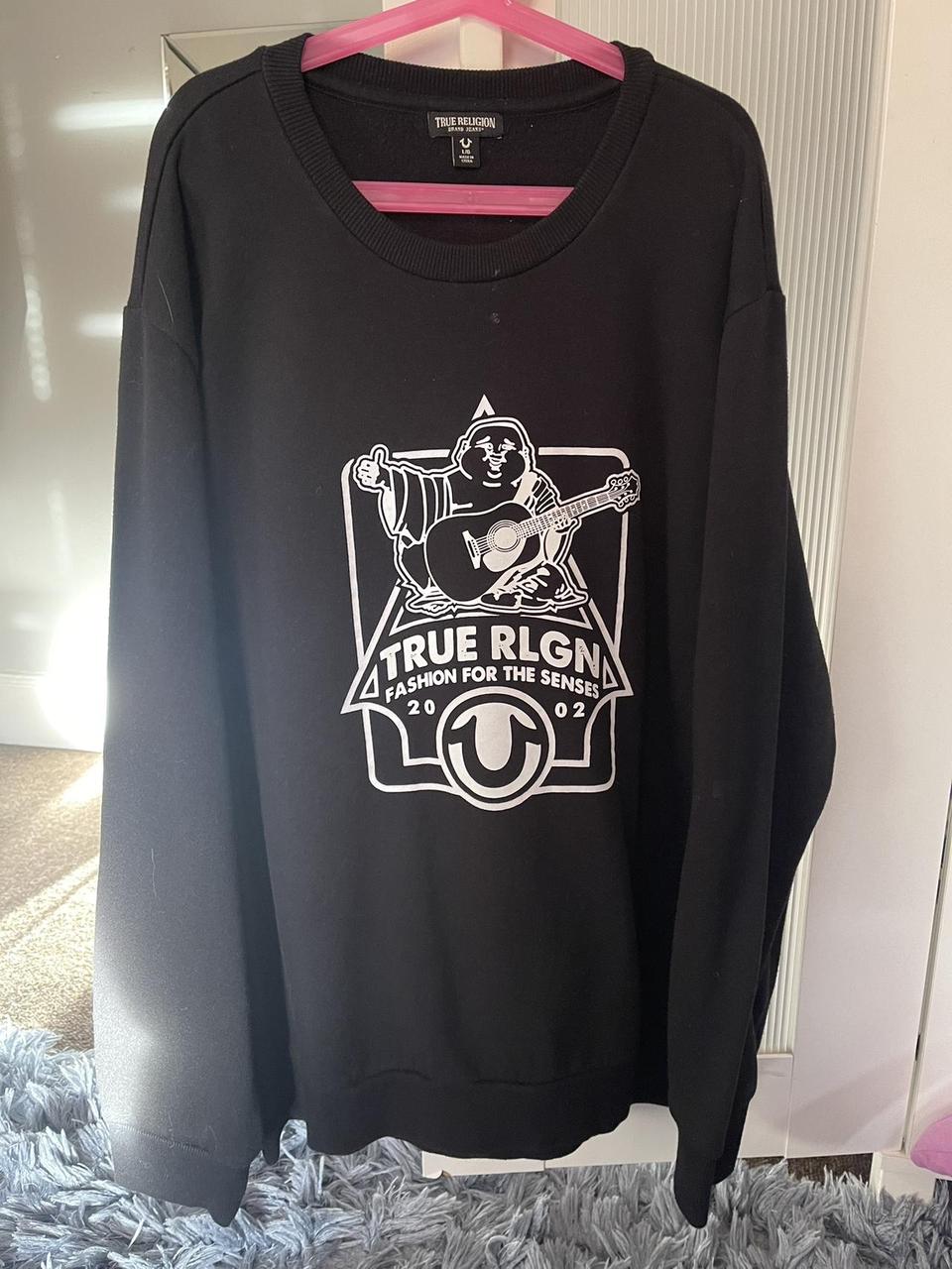 True religion black on sale jumper