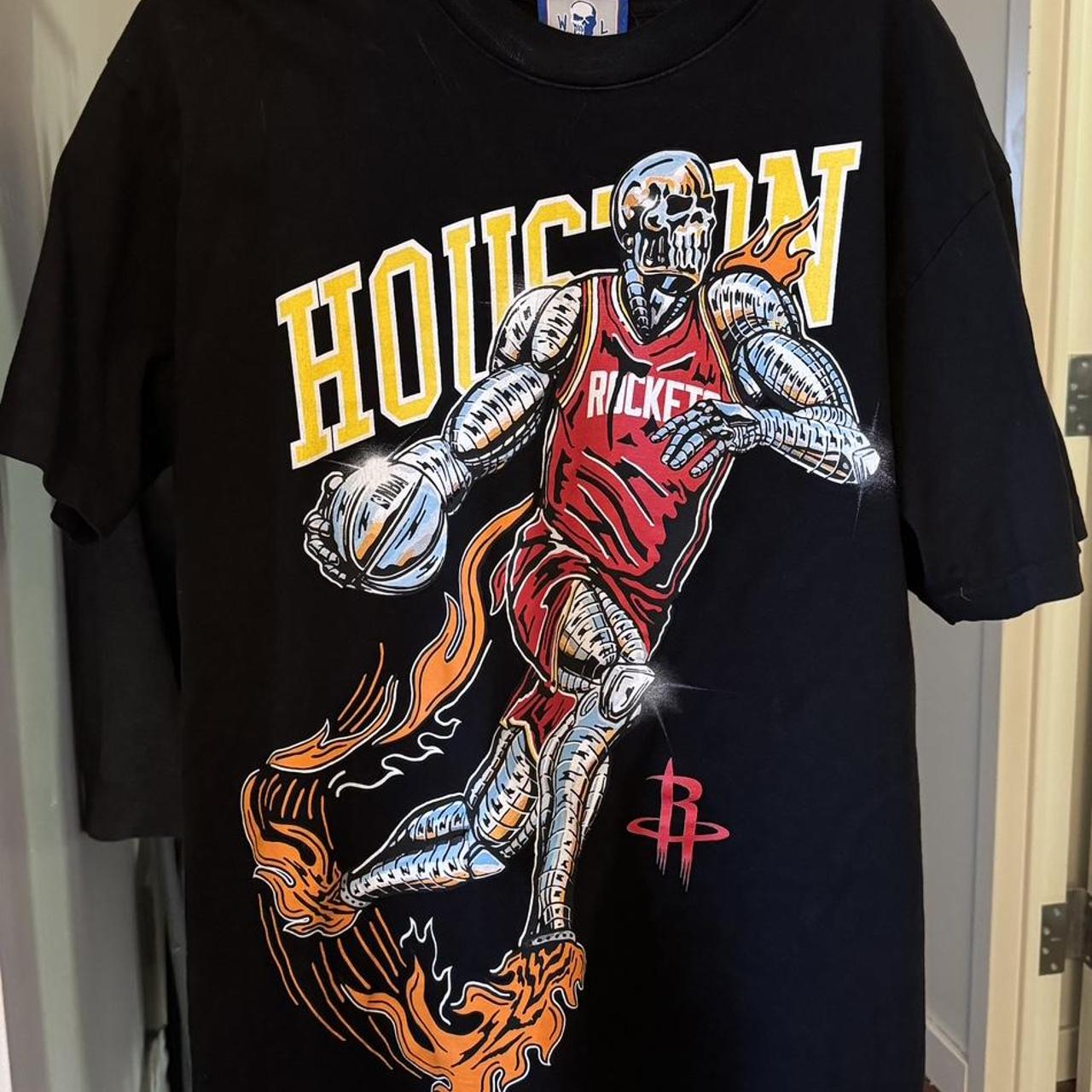 Warren Lotas x NBA Houston Rockets T-Shirt #WL... - Depop