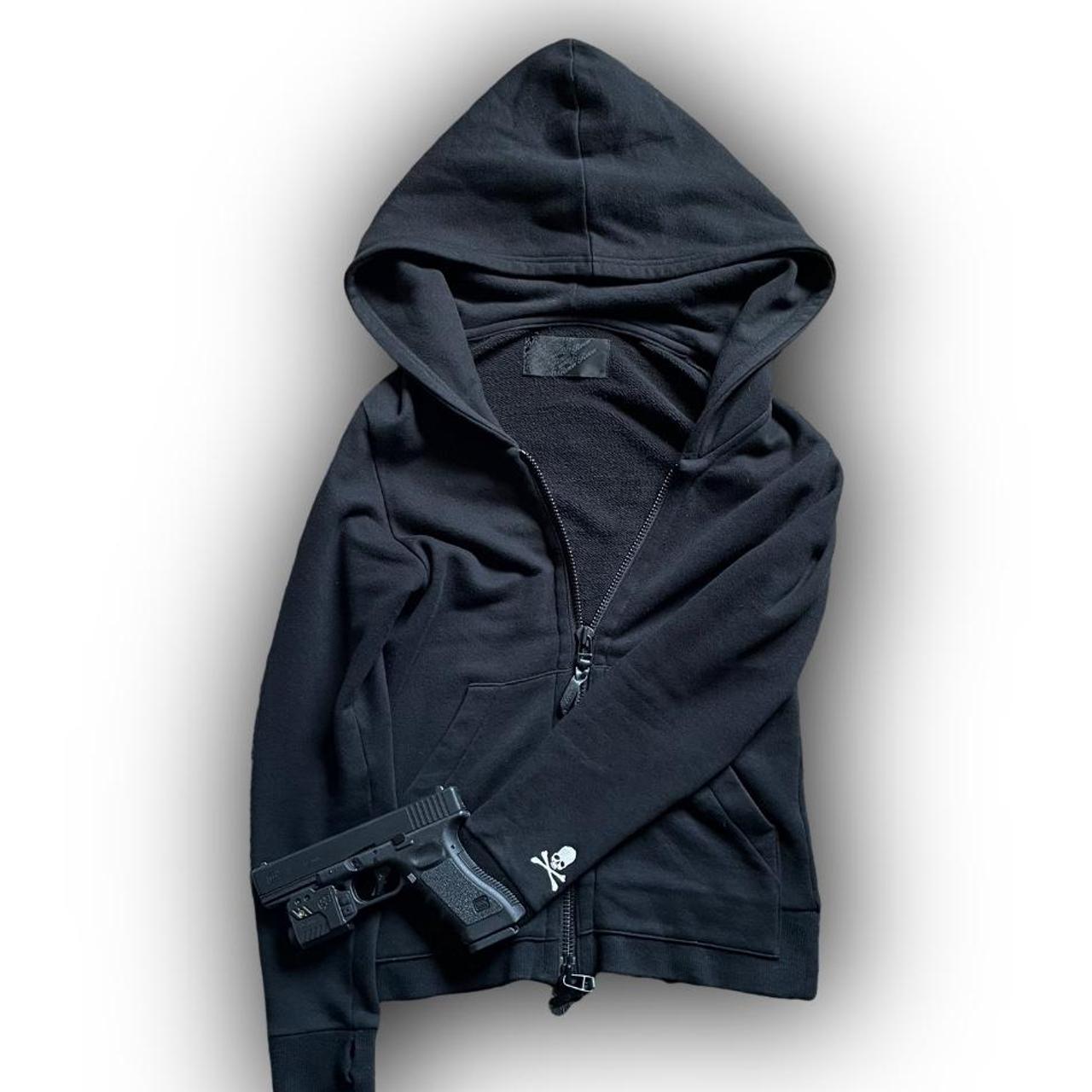 Roen Double Zipper Skull Zip Double Metal/Leather | Depop