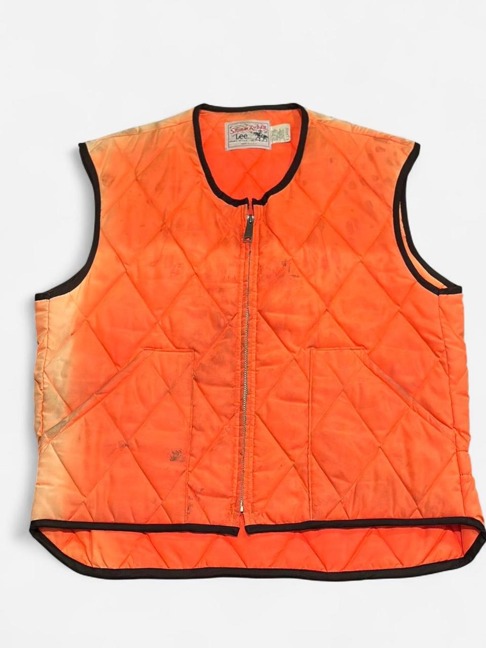 Lee Men's Vest - Orange/Multi - XL – Original Lee… - image 1