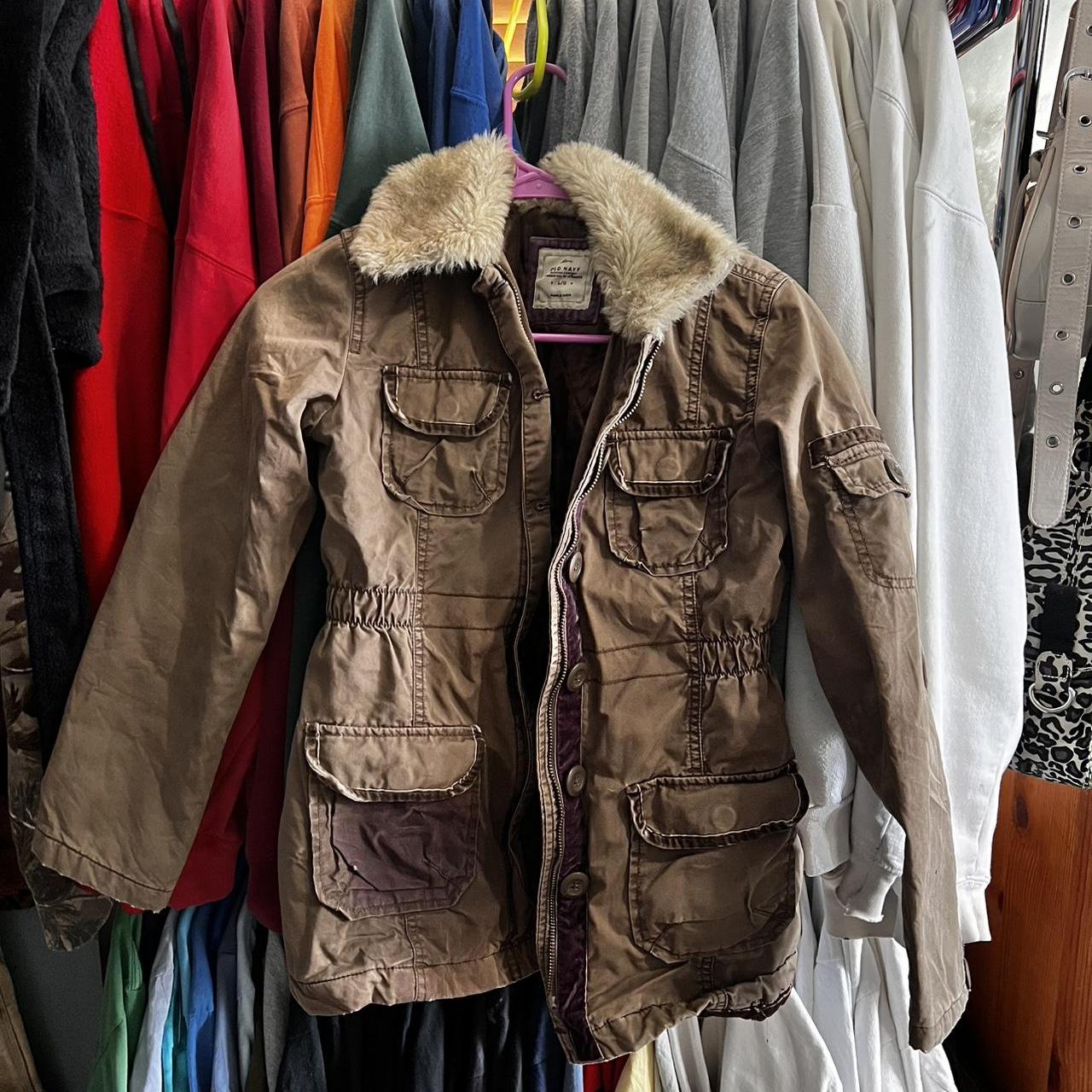 ジャケット・アウター 00s y2k fur mods coat 正規販売店】 00s y2k フェアリーグランジ ファー付き モッズ