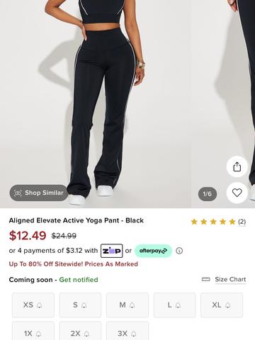 Aligned Elevate Active Yoga Pant - Black