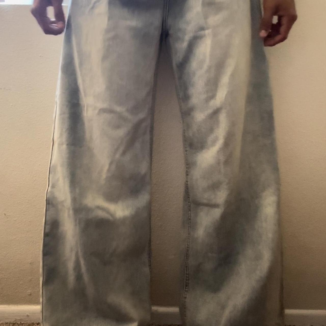 Blue Faded Wash Baggy Jeans Size 32x32 Model: 5’9... - Depop