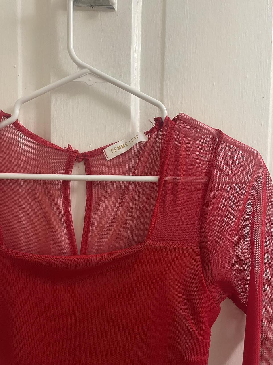 Femme Luxe Women's Red Dress (2)