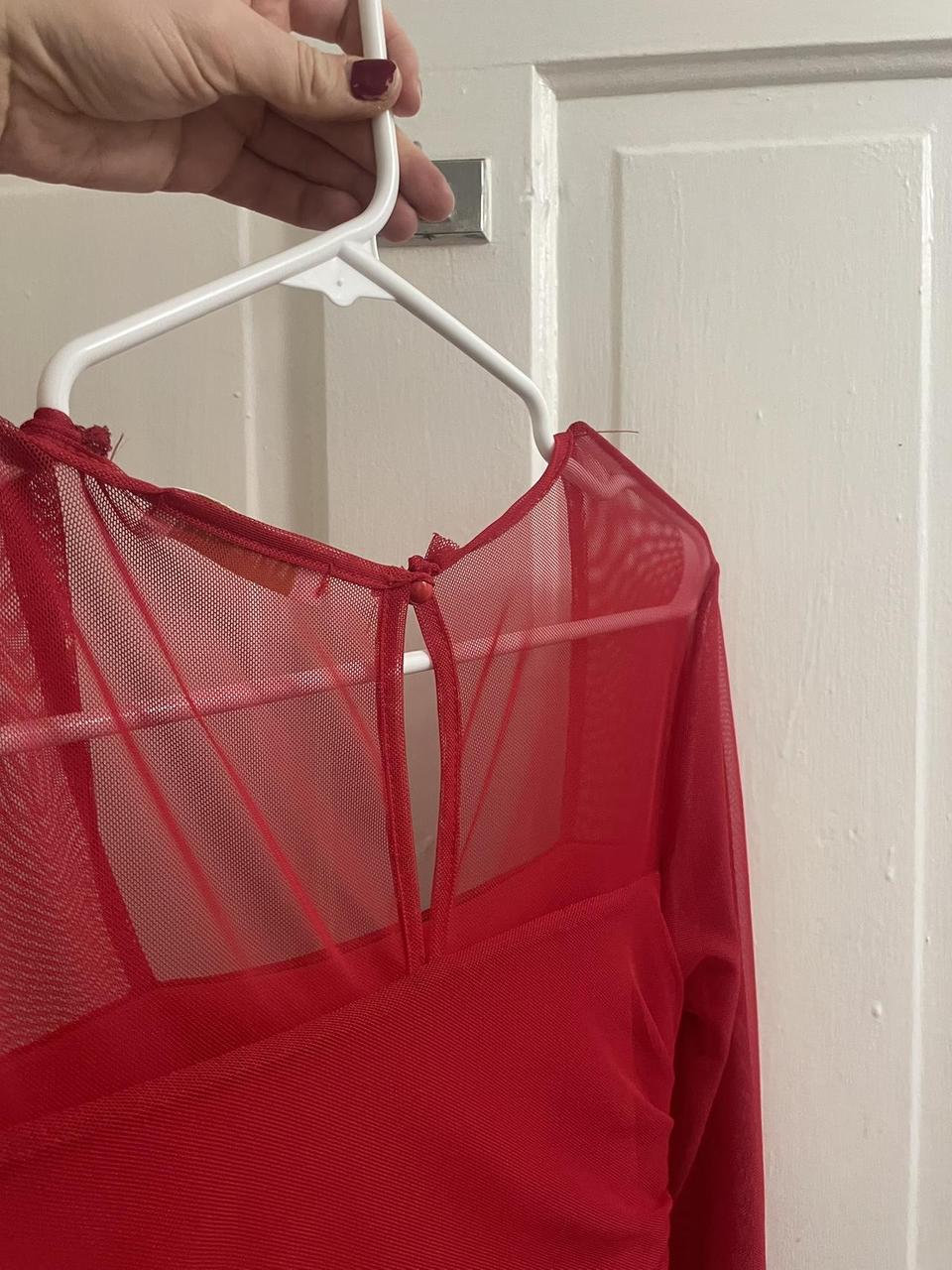 Femme Luxe Women's Red Dress (4)