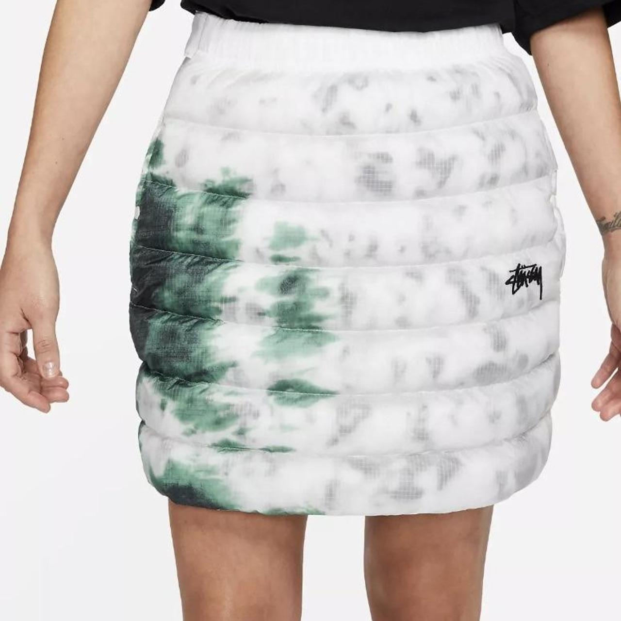 Nike x Stüssy Insulated Skirt White/Gorge Green | Depop