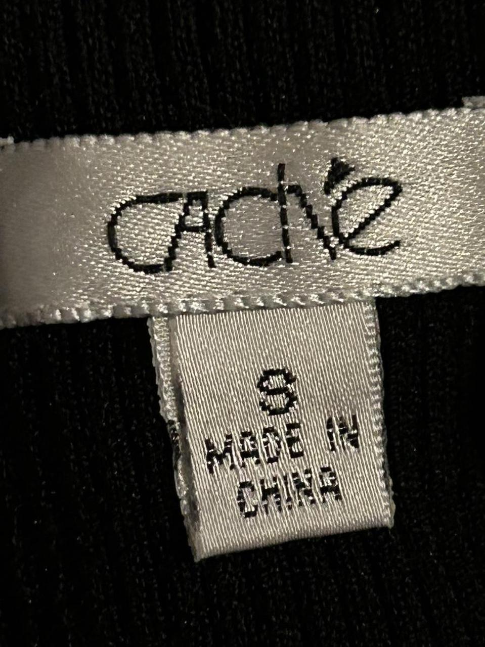 Cache Women's Tank top - Black - S – Cache beaded… - image 6