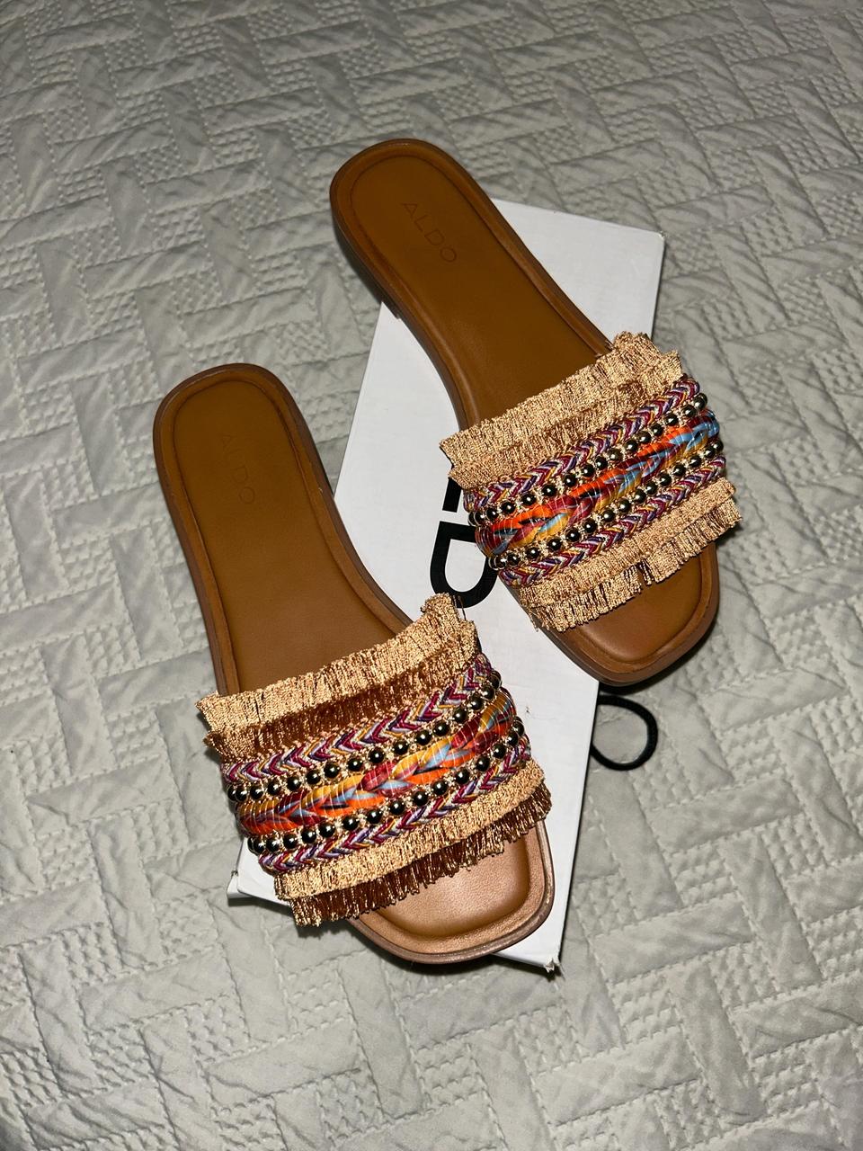 ALDO Women's Sandals - Multi/Tan - US 7 – Cream a… - image 1