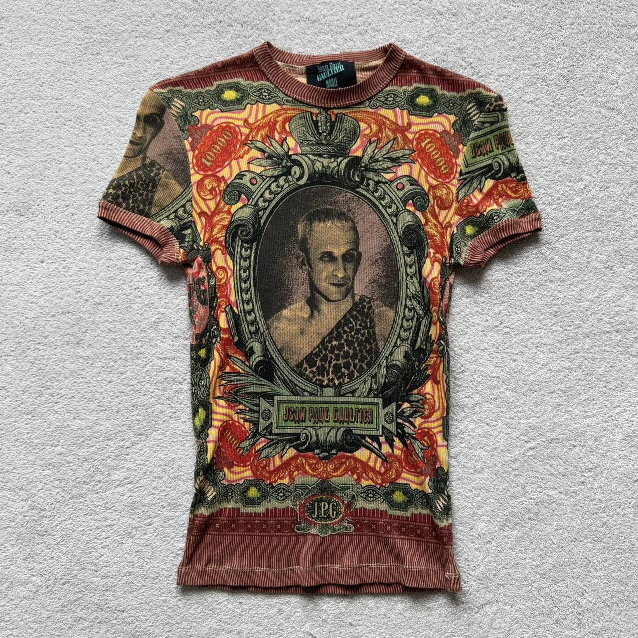 専用【希少】 Jean Paul GAULTIER 1998 民族 パワーネット Jean Paul Gaultier F/W 1998 Native American mesh top | Depop