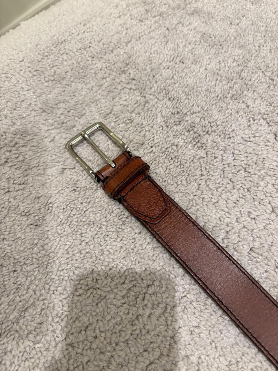 Fossil Men's Belt - Brown – Men’s Fossil Size 34 … - image 5