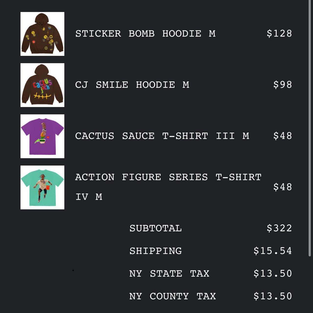 Travis Scott x McDonald's Sticker Bomb | Depop