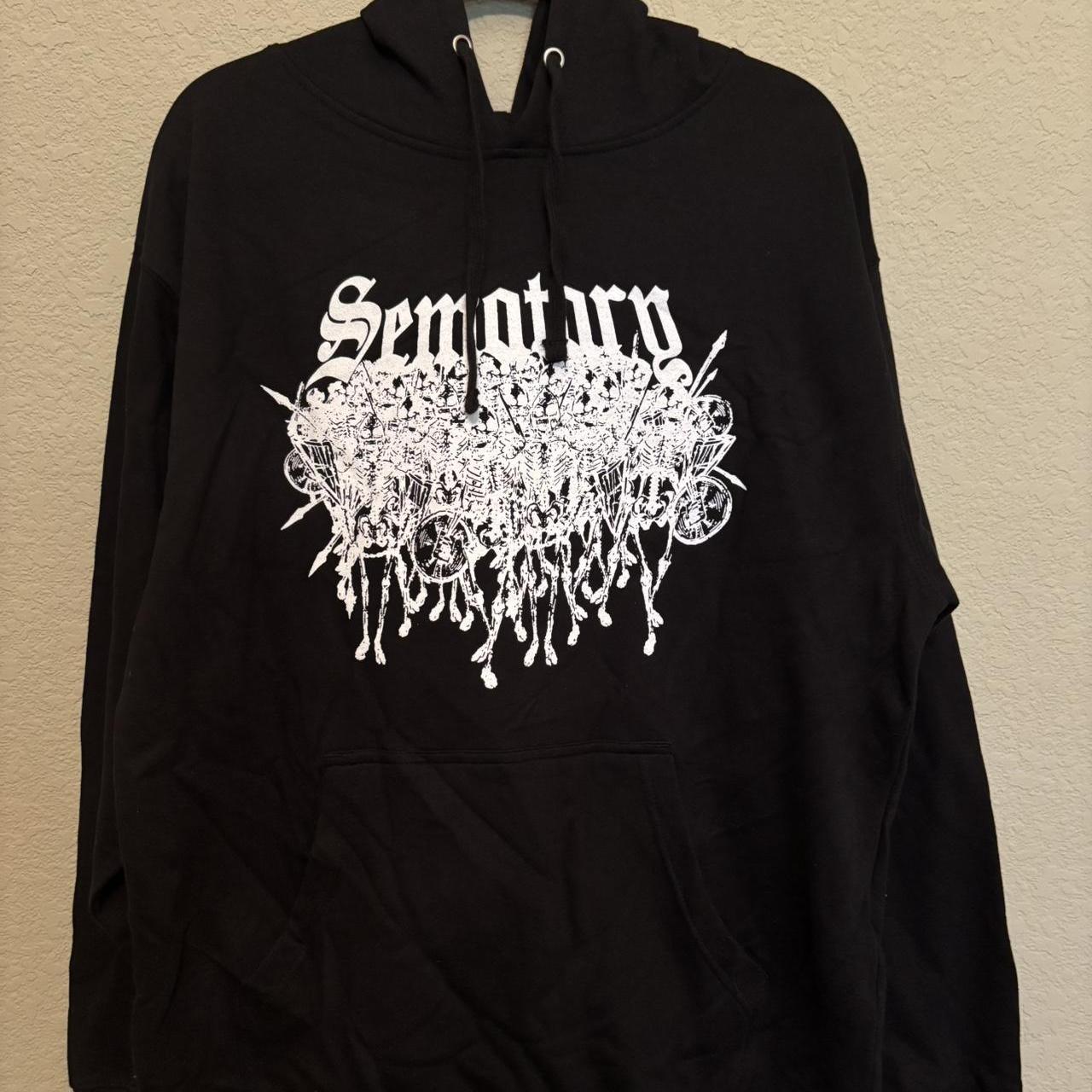 Black and white sematary haunted mound american flag... | Depop