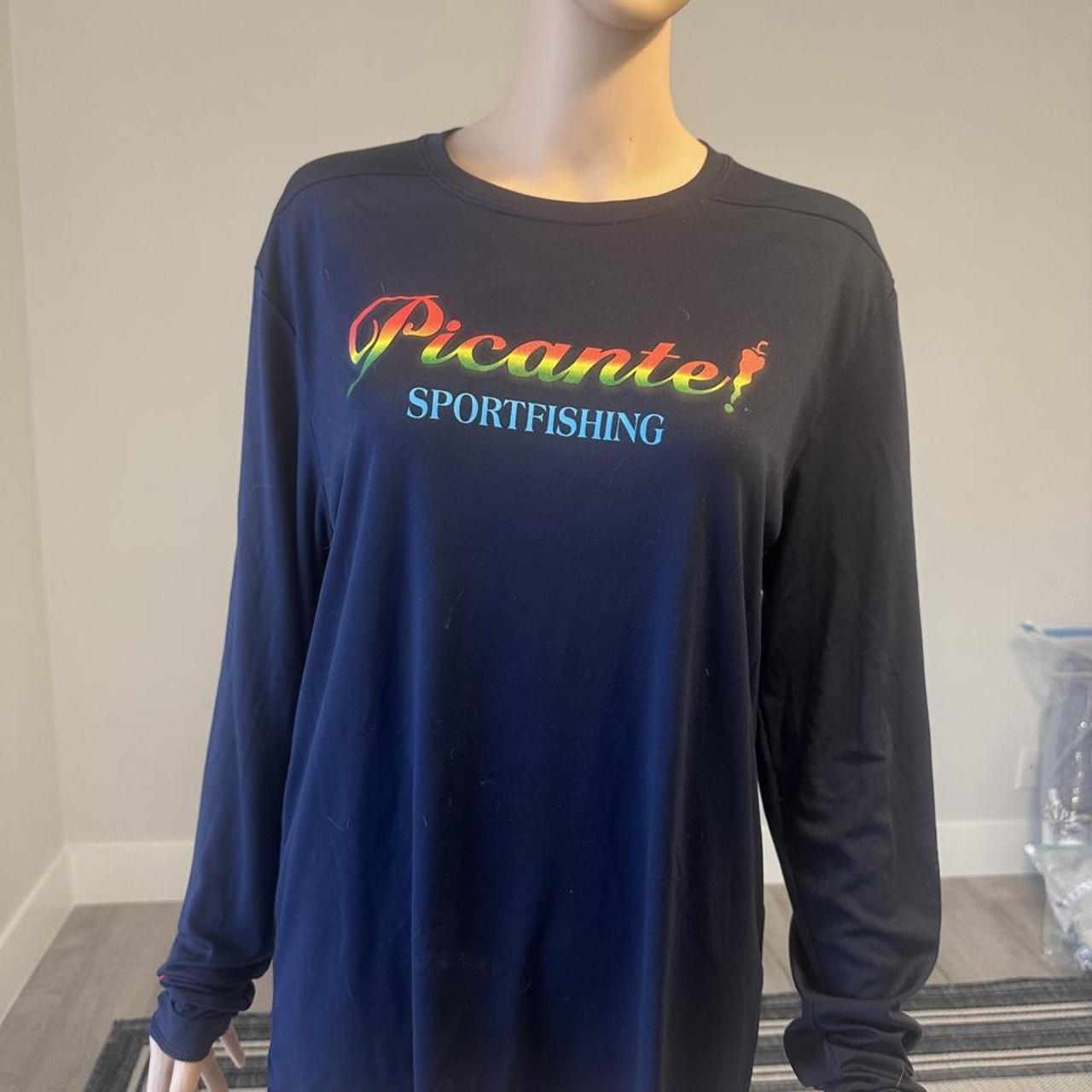 Picante men's navy and black shirt