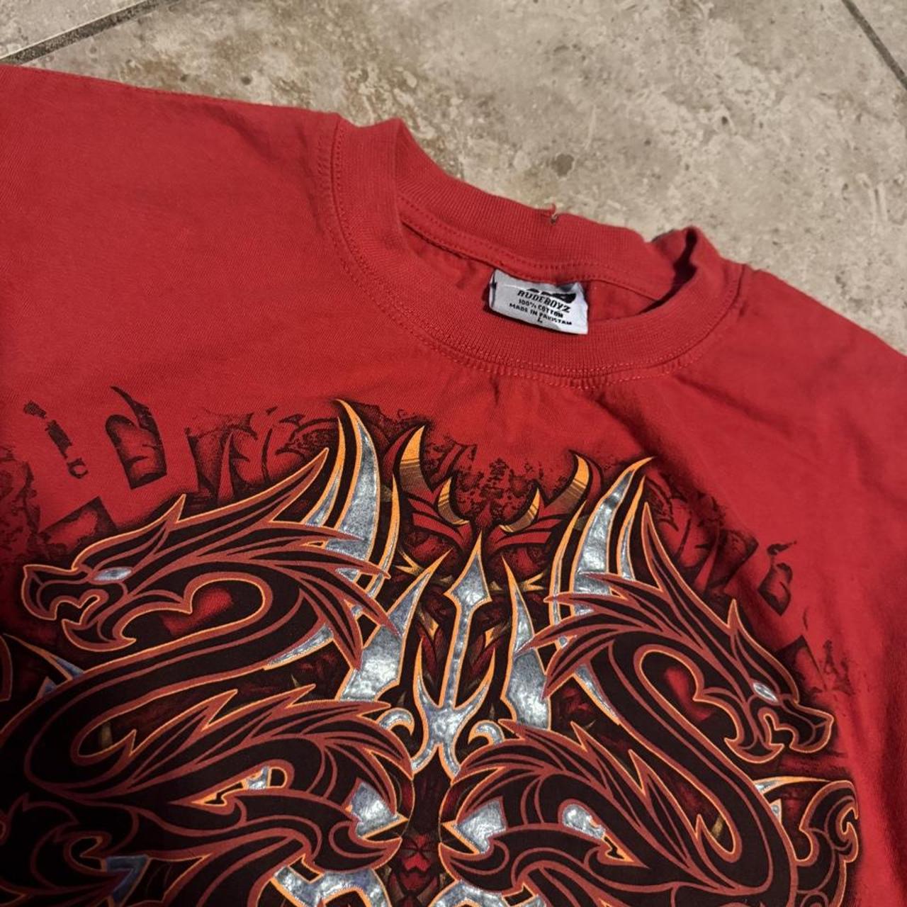 Xxx rude women's red and black shirt