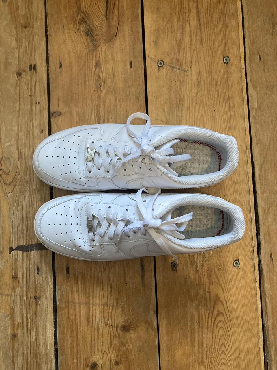 mens nike air force 1 white trainers