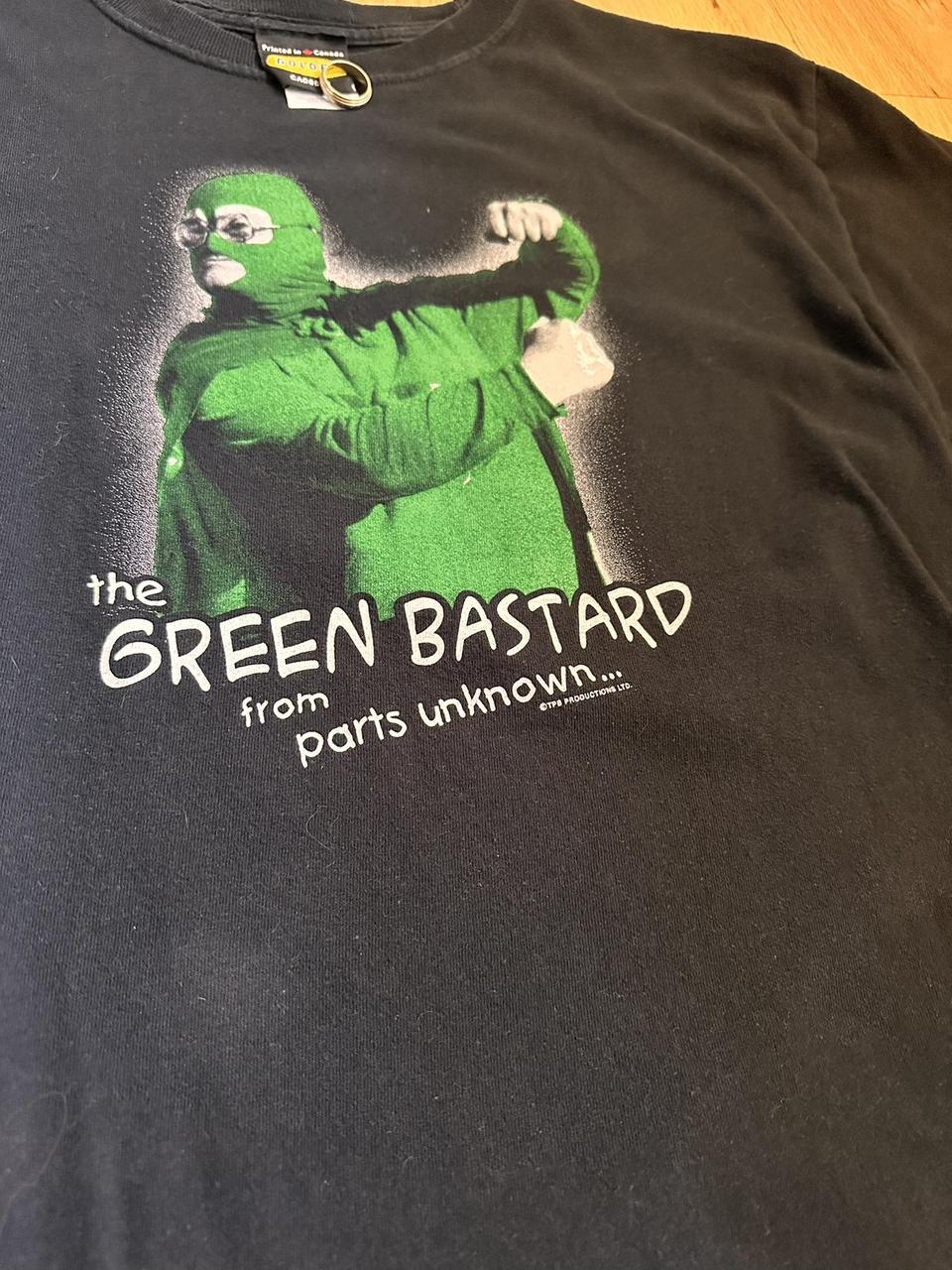 The green bastard himself, shirt in good condition,... Depop