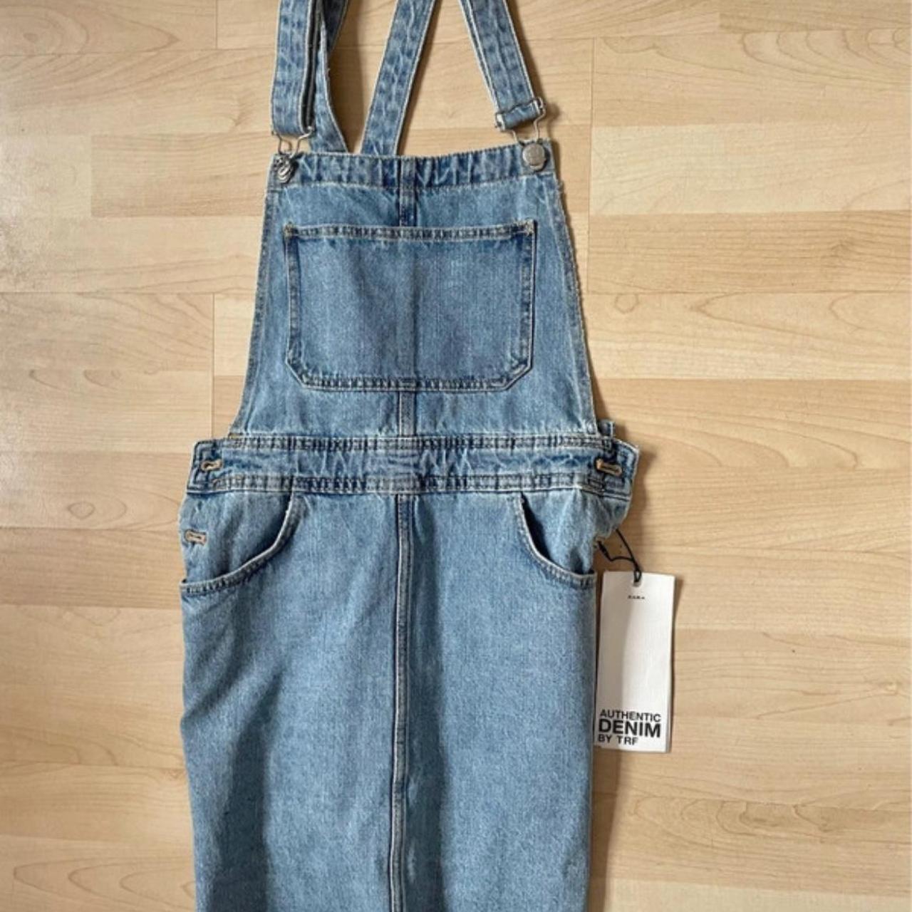 Zara xs denim dress skirt dungarees