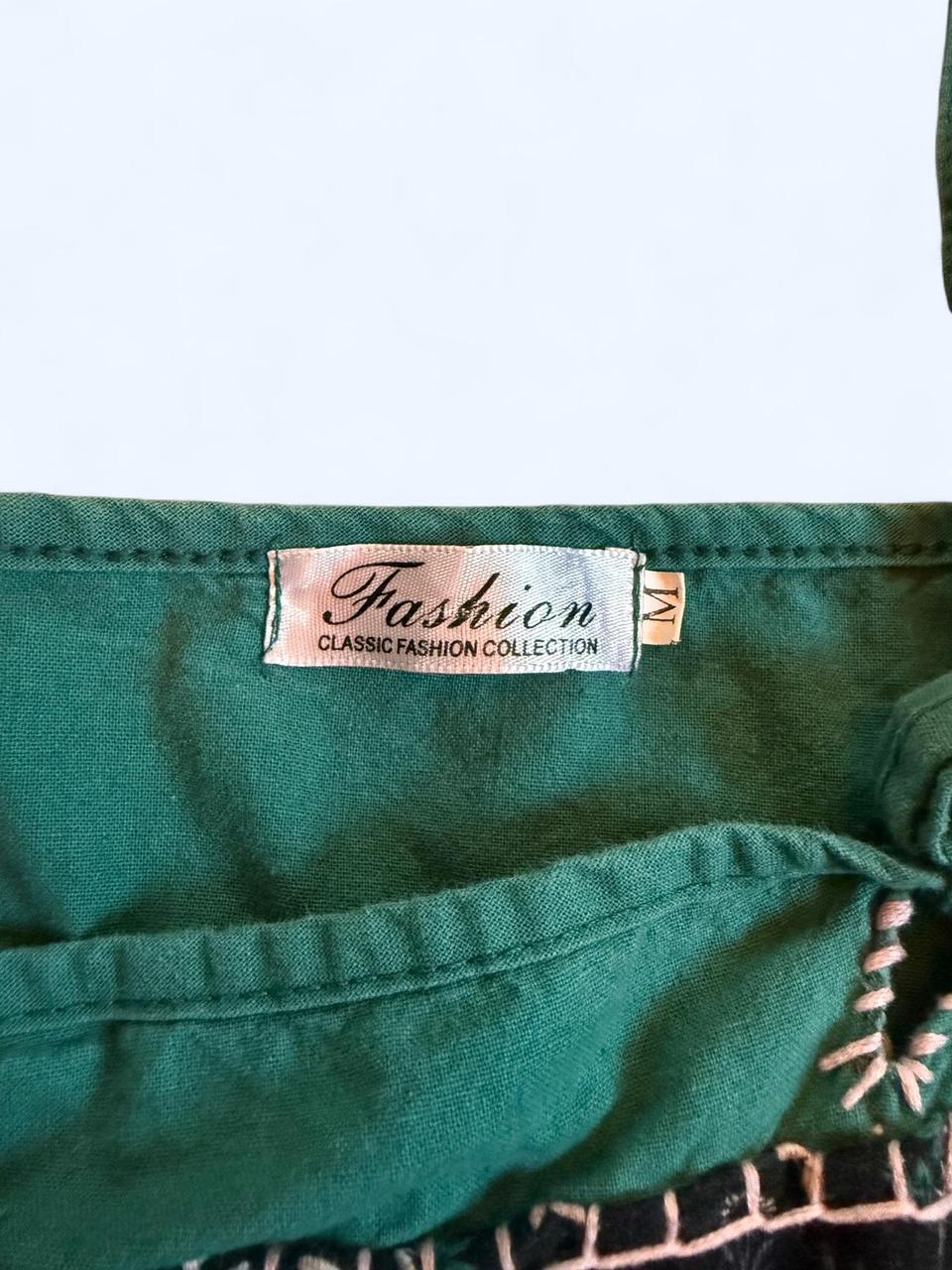 Women's Romper - Green/Multi - 4 – Green patchwor… - image 2