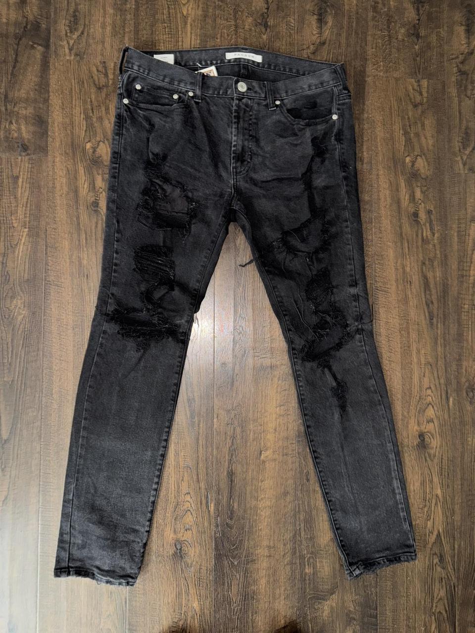 PacSun Men's Ripped Jeans Black 32