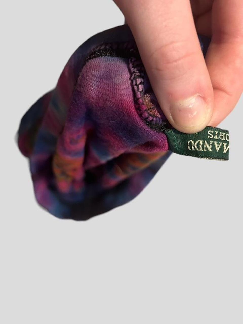 90s tie dye tube top - multicoloured #hippie #tiedye... - Depop
