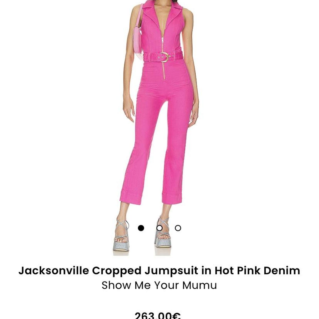 Jacksonville Cropped Jumpsuit in Hot Depop