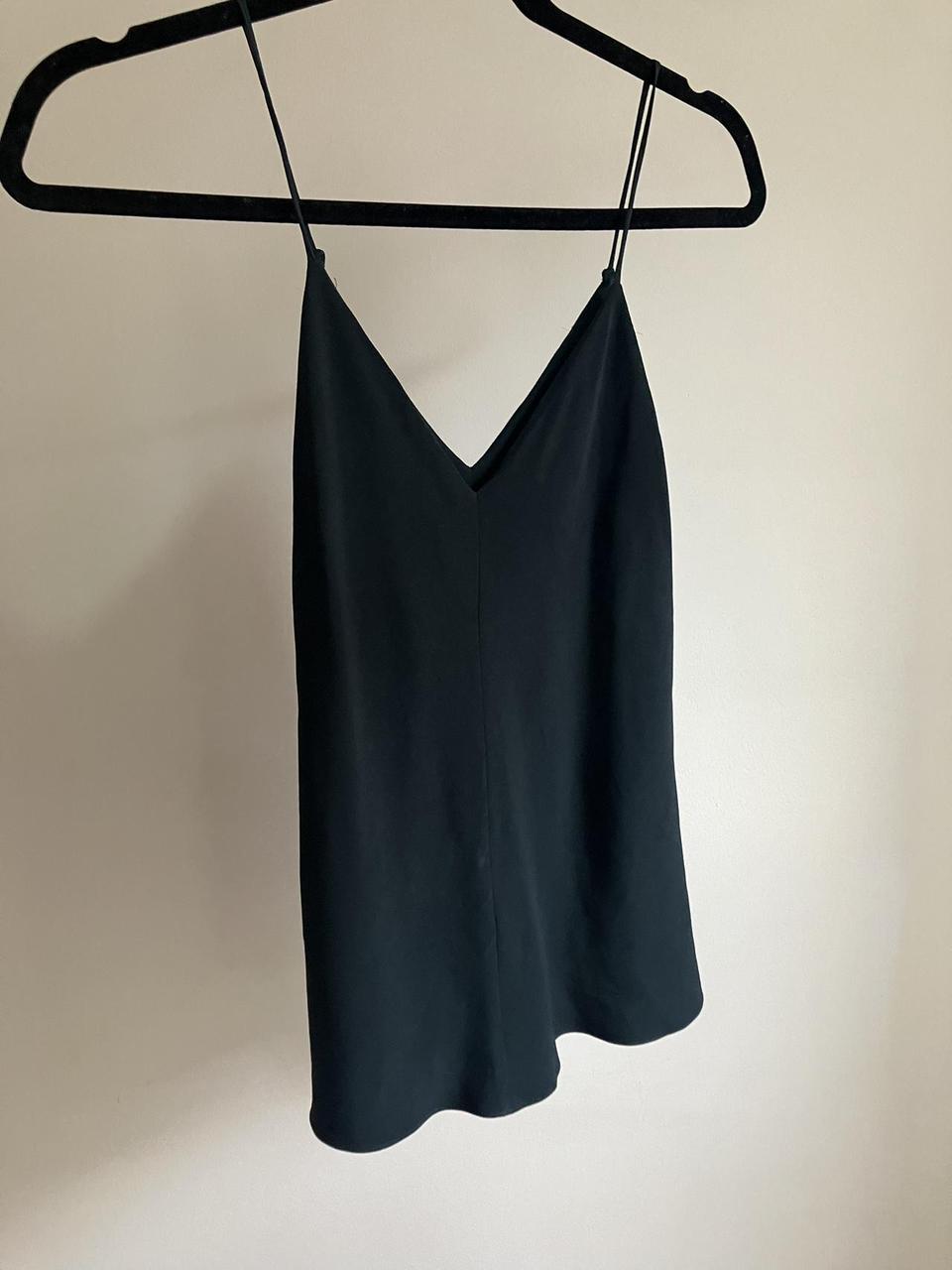 Fitted dark green tank top by the Row. Minimalist,... - Depop