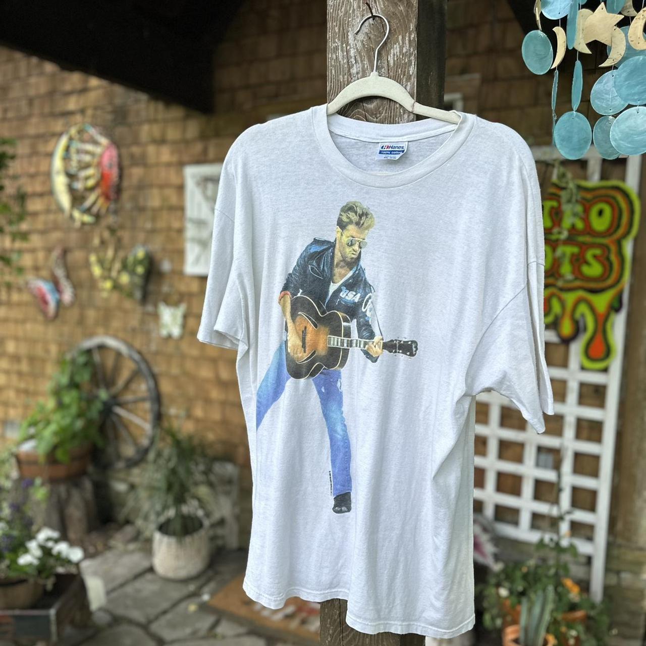 VTG 80s George Michael “Faith Tour 1988” T-Shirt | Depop