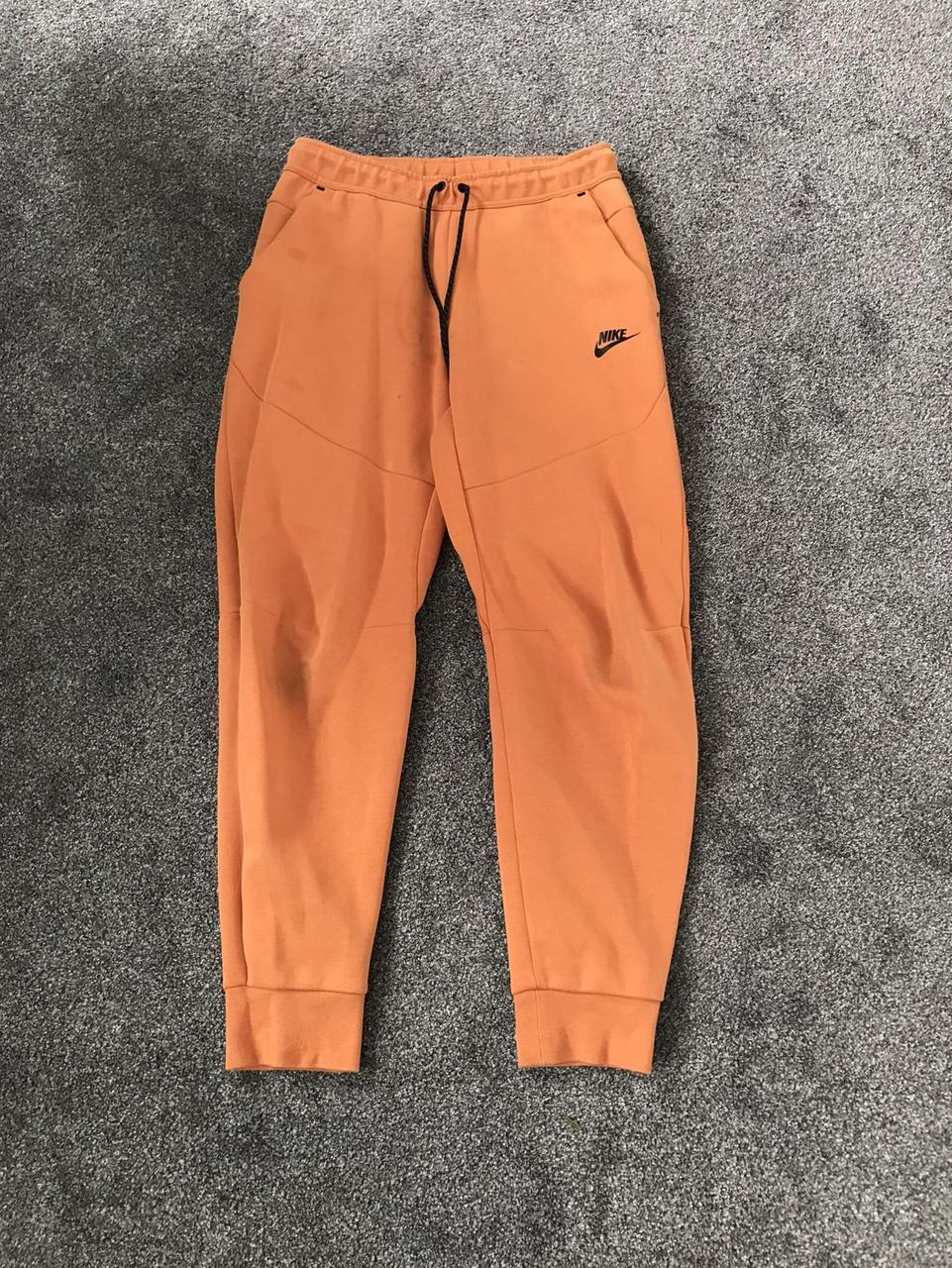 Orange Nike Tech Fleece joggers S Mens