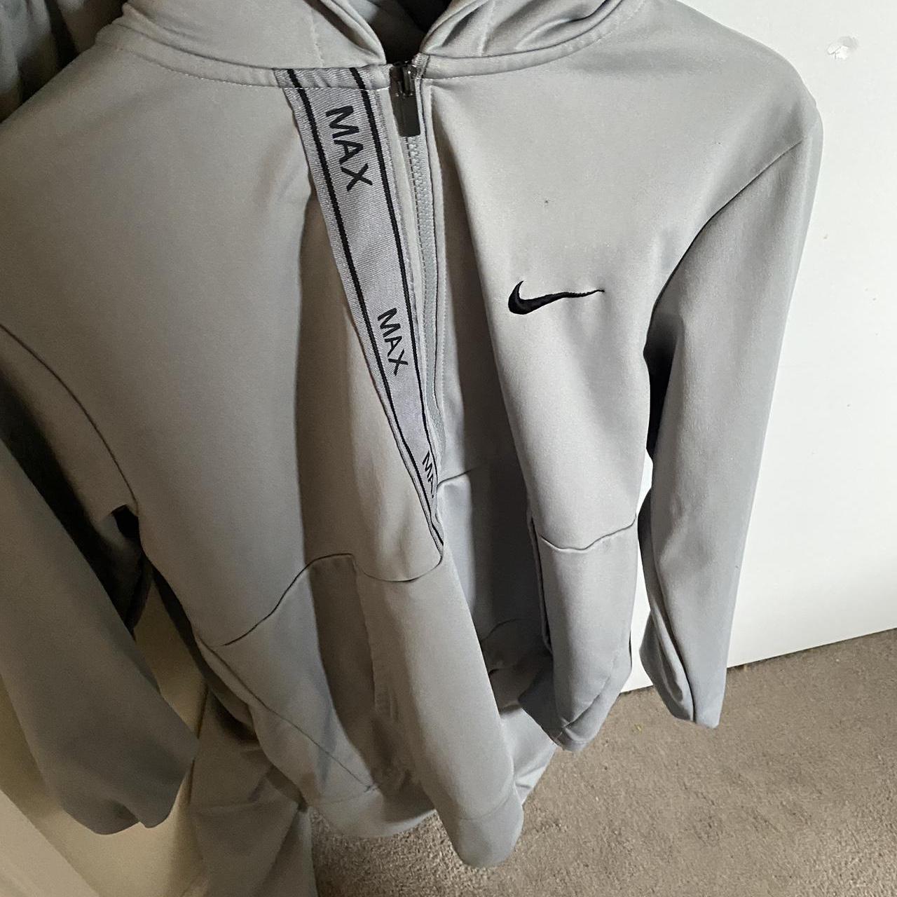 grey nike air max tracksuit