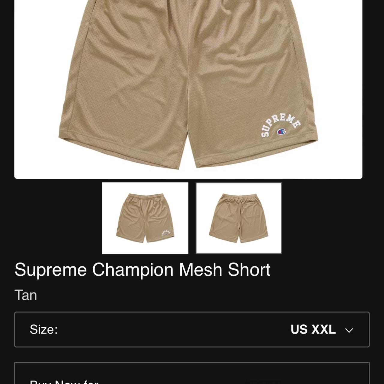 ★新品】Supreme x Champion Mesh Crusher 茶XL Supreme Champion Mesh Crusher (SS24) - $48