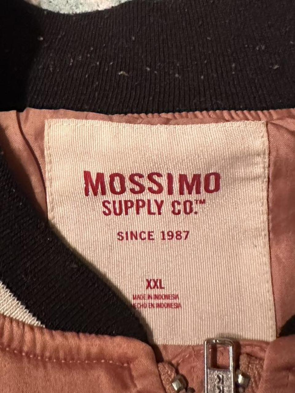 Mossimo Women's Bomber Jacket - Orange/Multi - XX… - image 5