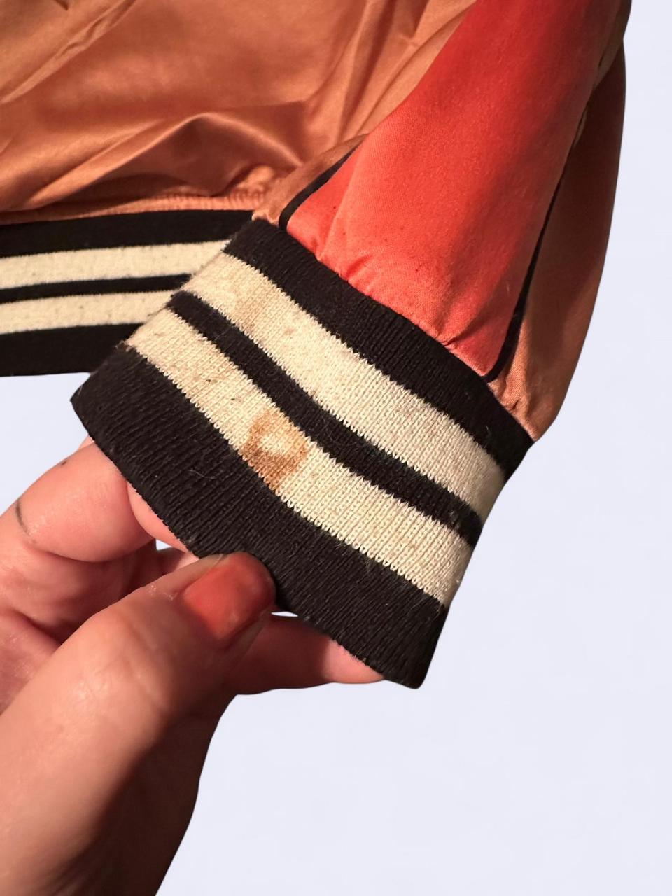 Mossimo Women's Bomber Jacket - Orange/Multi - XX… - image 7