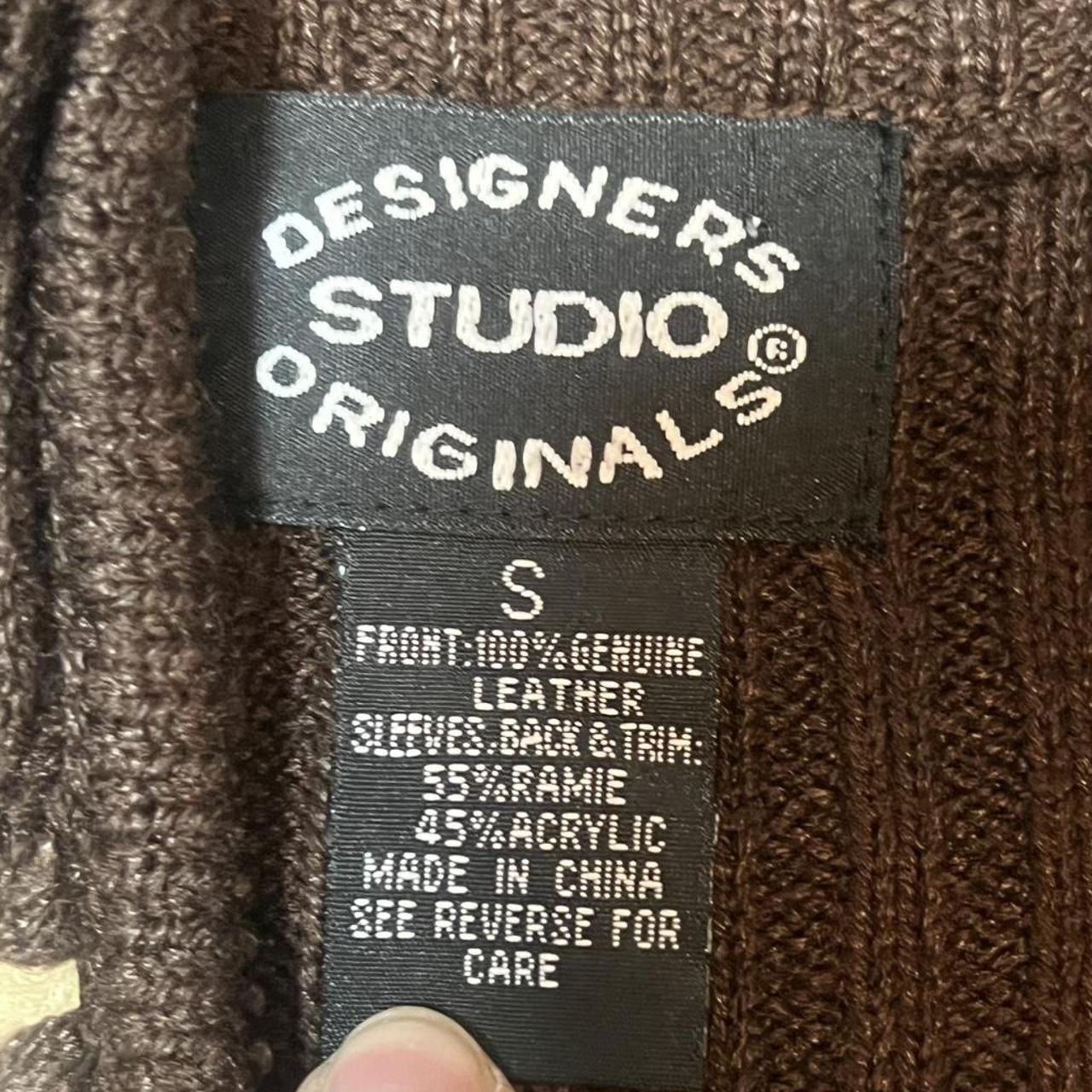 Women's Jacket - Brown/Multi - S – Patchwork Leat… - image 5